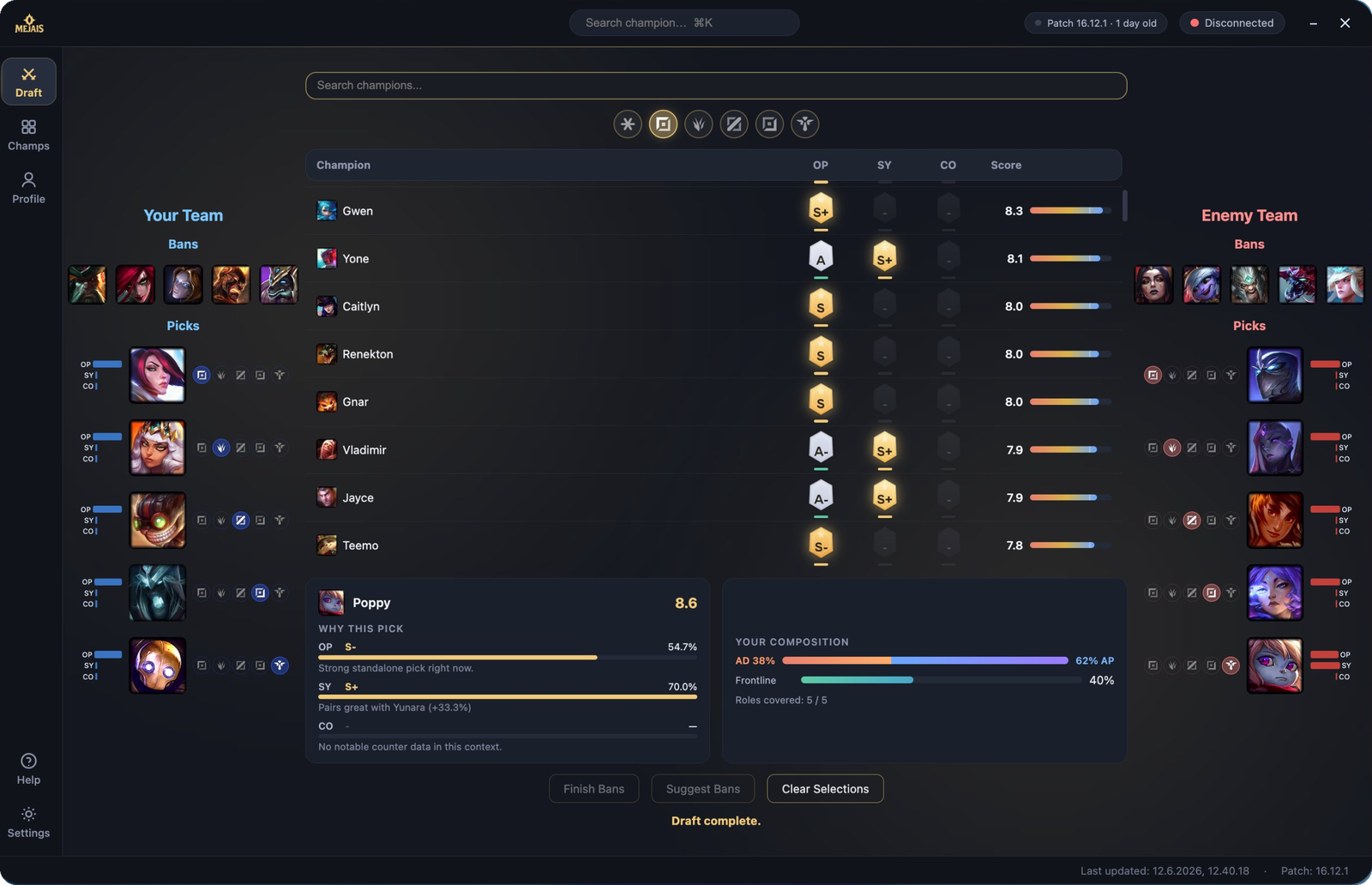Draft board